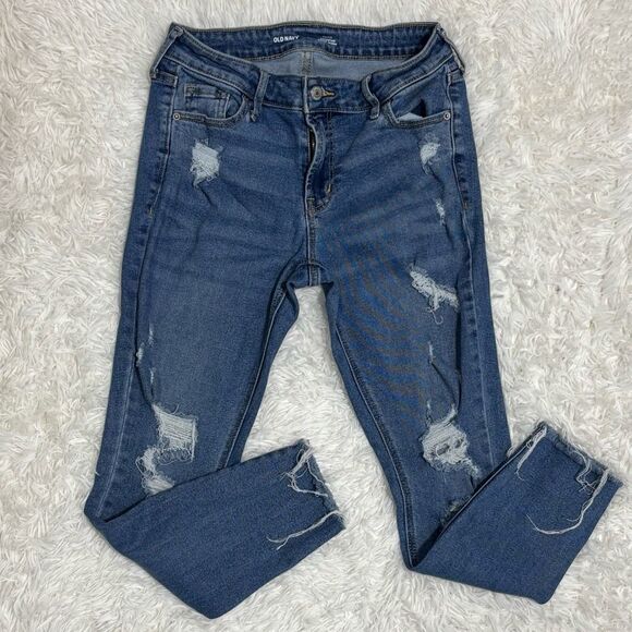 Old Navy Denim - Old Navy Rockstar Mid-Rise Super Skinny Jeans Size 6 Women’s 25” Inseam